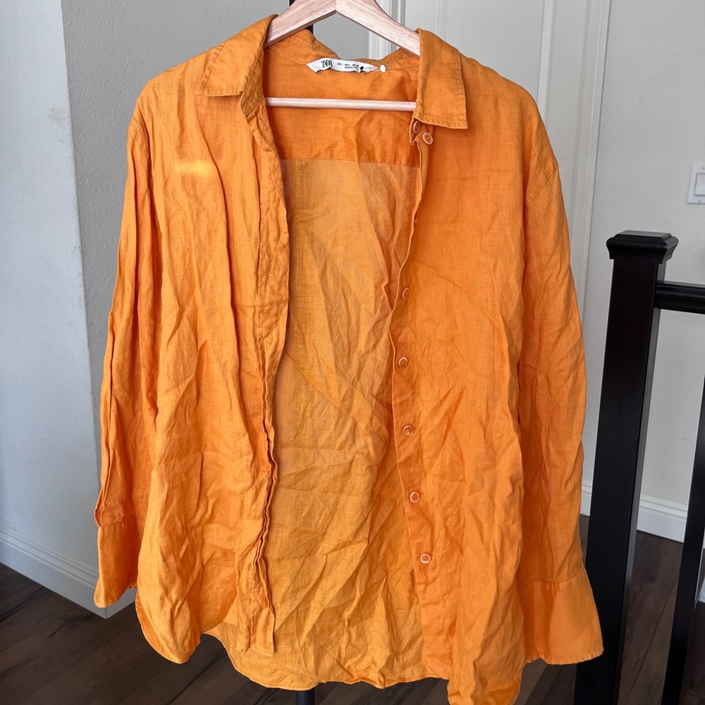 Zara button up